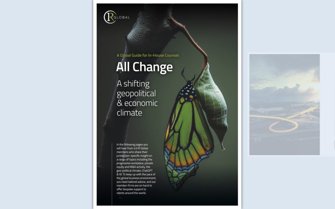 All Change – A shifting geopolitical & economic climate